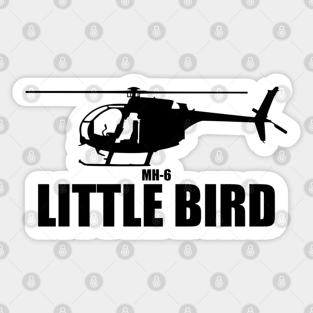 MH-6 Little Bird Sticker by TCP